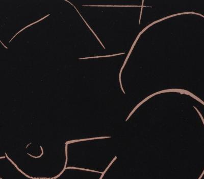 Henri MATISSE - La Siesta, 1938, linogravure originale. 2