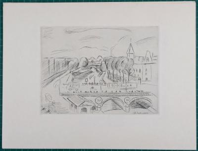 Henri MATISSE - Le Pont St-Michel (Paris), 1927 - Gravure originale 2