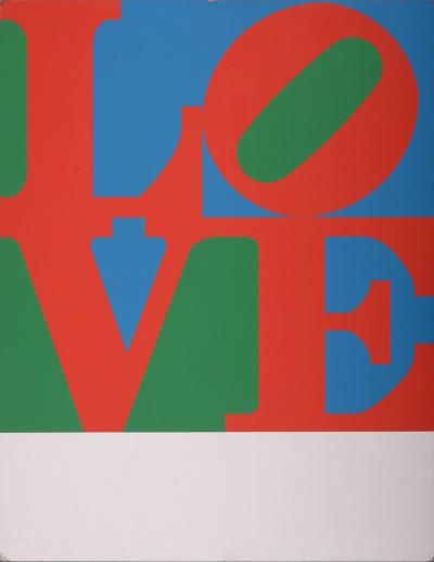 Robert INDIANA - Love Wall, 1967 - Sérigraphie originale 2
