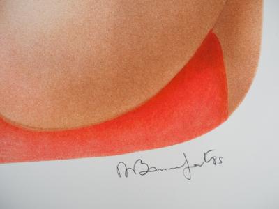 Alain BONNEFOIT - Nu cambré - Lithographie signée au crayon 2
