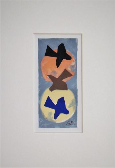 Georges BRAQUE (d’après) - Soleil et Lune, 1959 - Lithographie 2