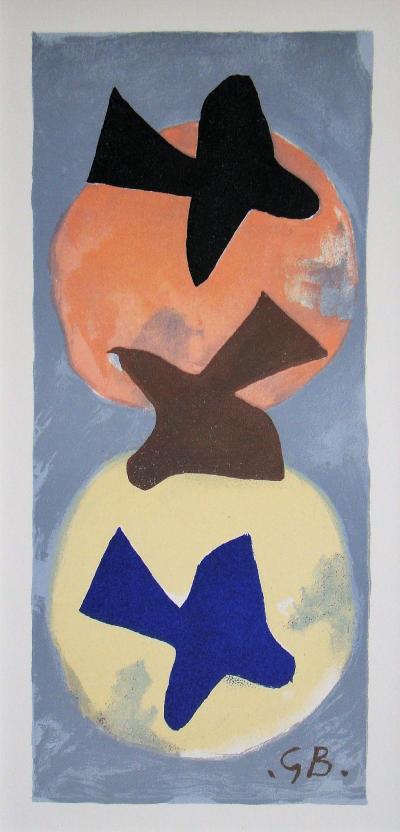 Georges BRAQUE (d’après) - Soleil et Lune, 1959 - Lithographie 2