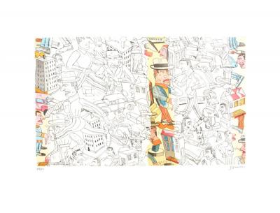 Antonio SEGUI  - Rayons de soleil - Gravure signée au crayon 2