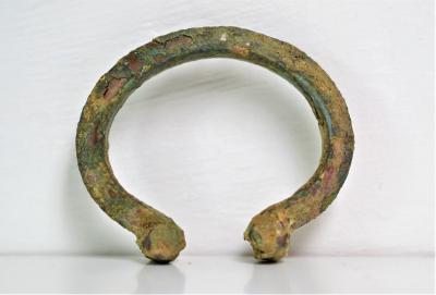 Cambodge, Bracelet khmer en bronze, 13e siècle 2