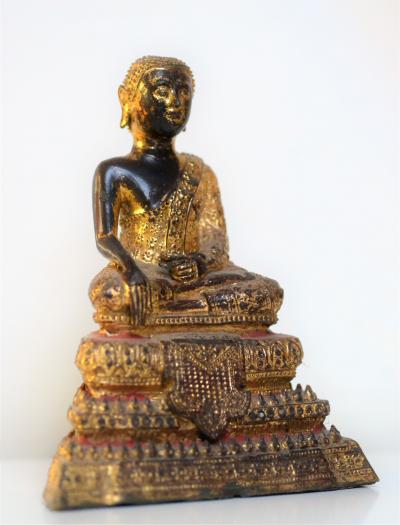 Thailande, Bouddha Maitreya bronze 2