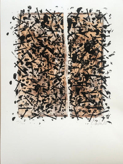 Günther UECKER - Untitled Color, 1983 - Lithographie signée 2