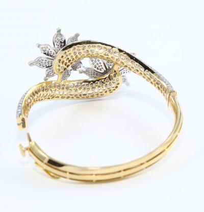 Bracelet en or jaune et diamants 2