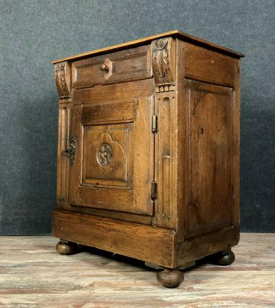 Buffet confiturier époque Louis XIII en chêne massif 2