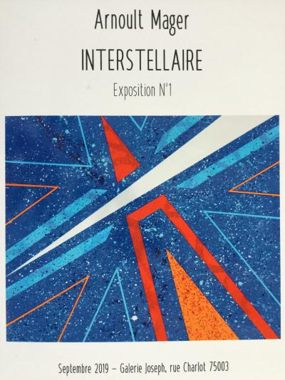 Arnoult MAGER - Space Odyssey , 2019 - Acrylique sur toile signée 2