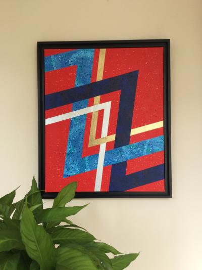Arnoult MAGER - Space Odyssey , 2019 - Acrylique sur toile signée 2
