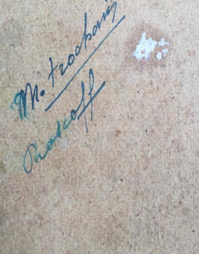 Maurice TROCHAIN-MÉNARD - Roscoff - Huile sur carton signée 2