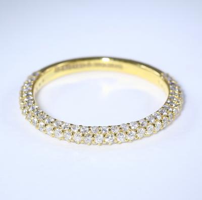 Bague de fiançailles anneau en or blanc et diamants 2