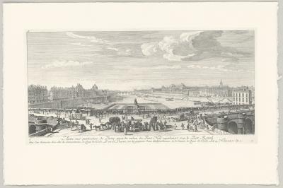 Jacques Rigaud  - Vue particulière de Paris, 17e siècle - Gravure 2