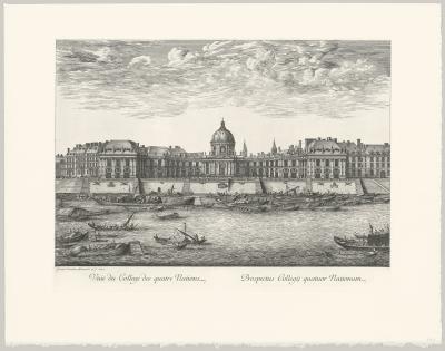 Israël Silvestre - Vue du Collège des Quatre Nations, 1670 - Eau-forte et Burin 2