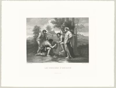 Alphonse Lamotte  - Les bergers d’Arcadie - Eau-forte et burin 2