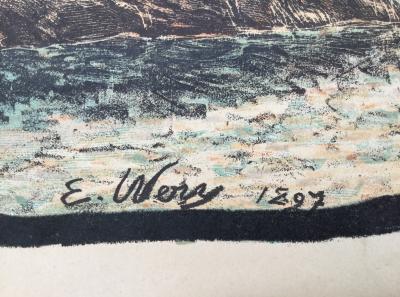 Émile-Auguste WÉRY - Bretagne ,1893 - Lithographie signée dans la planche 2