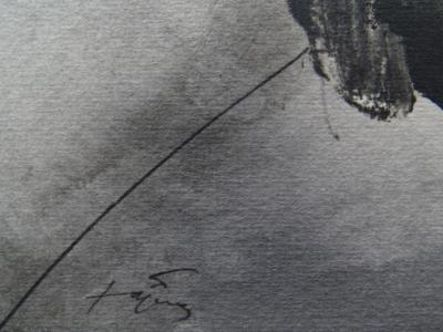 Antoni TAPIES (d’après) - Composition Noire, 1982 - Lithograph 2