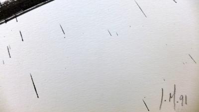 Jean MIOTTE - Composition 4, 1991, Dessin 2