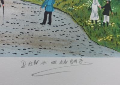 Dan GANDRE - Le château de Pierrefonds - Lithographie signée au crayon 2