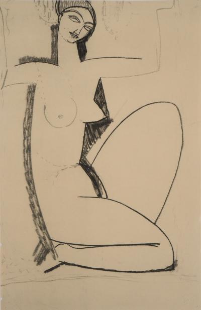 Amedeo MODIGLIANI (d’après) - Cariatide, 1959 - Lithographie signée 2