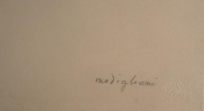 Amedeo MODIGLIANI (d’après) : Caryatide, 1959 - Lithographie signée 2