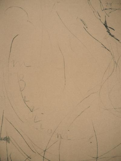 Amedeo MODIGLIANI (d’après) : Portrait de Diego Riviera - Lithographie signée, 1959 2