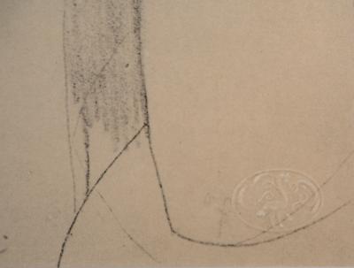 Amedeo MODIGLIANI (d’après) : Portrait de Beatrice Hastings - Lithographie, 1959 2