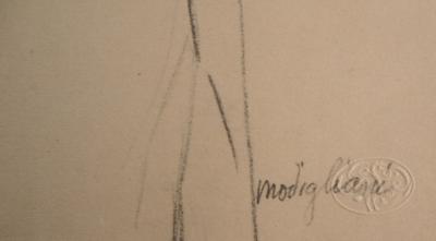 Amedeo MODIGLIANI (d’après) - Crucifix, 1959 - Lithographie 2