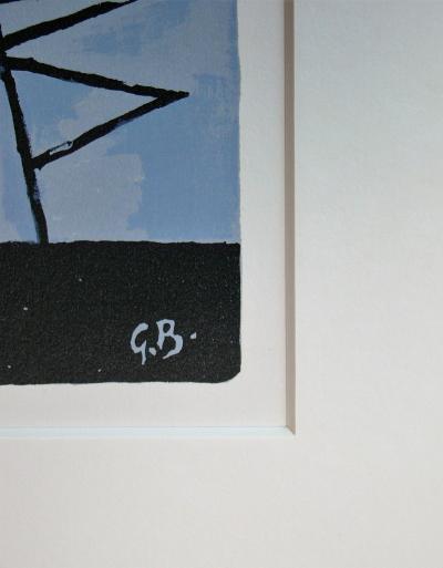 Georges BRAQUE (after) - Ciel gris, 1959 - Lithograph in colours 2