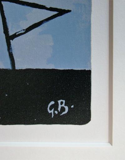 Georges BRAQUE (after) - Ciel gris, 1959 - Lithograph in colours 2