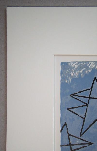 Georges BRAQUE (d’après) - Ciel gris, 1959 - Lithographie en couleurs 2