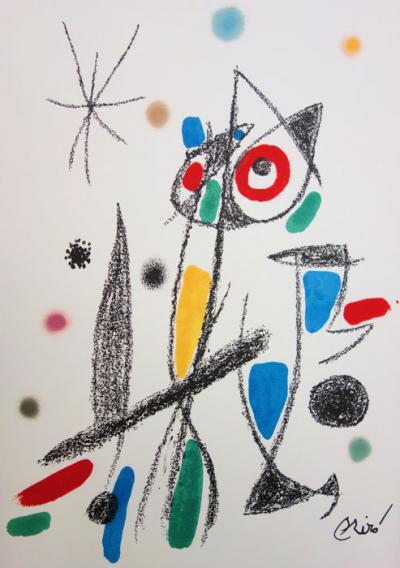 Joan MIRO - Maravillas con variaciones 12, 1975 - Lithographie originale