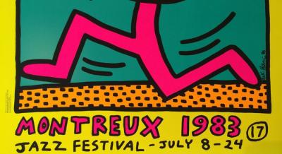 Keith HARING - Montreux Jazz Festival, 1985 - Affiche originale 2