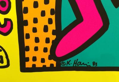 Keith HARING - Montreux Jazz Festival, 1985 - Affiche originale 2