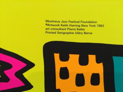 Keith HARING - Montreux Jazz Festival, 1985 - Affiche originale 2