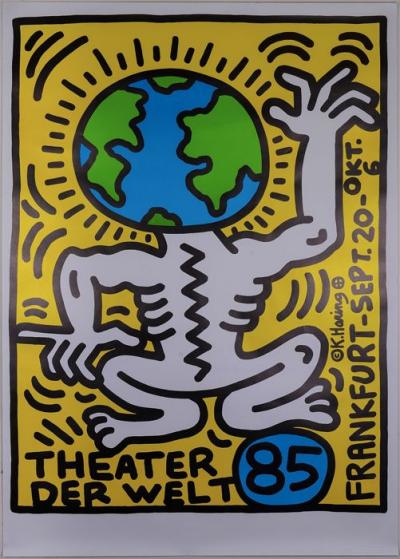 Keith HARING - Theatre der Welt, 1985 - Serigrafia 2