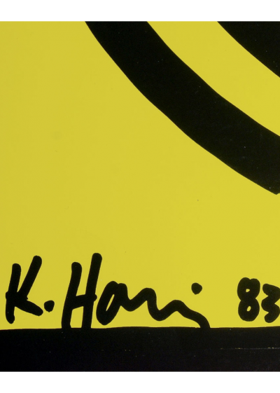 Keith HARING - Montreux Jazz Festival (orange), 1983 - Sérigraphie 2