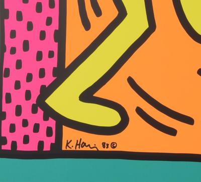 Keith HARING - Montreux Jazz Festival, 1983 - Original silkscreen 2