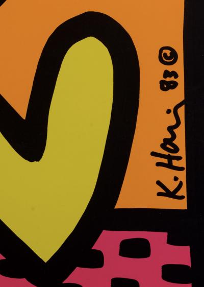 Keith HARING - Festival de Jazz de Montreux, 1983 - Sérigraphie 2