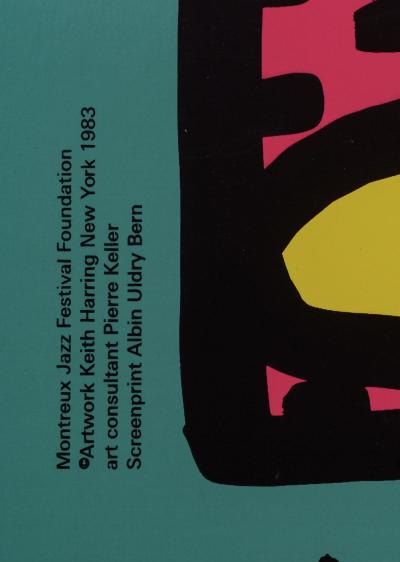 Keith HARING - Festival de Jazz de Montreux, 1983 - Sérigraphie 2