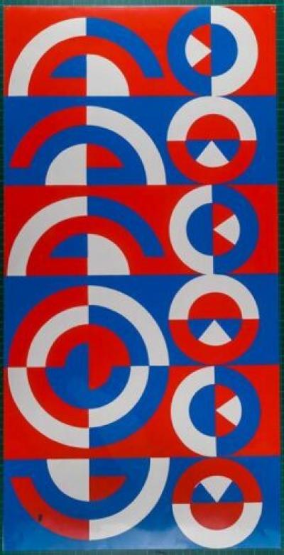 Jacques TISSINIER - Patterns, 1970 - Screenprint 2