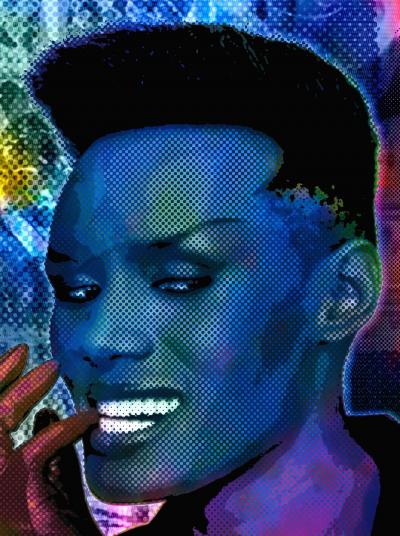 Vincent SABATIER - Grace Jones, 2019 - Sérigraphie signée au crayon 2