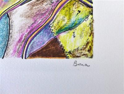 Bona de MANDIARGUES - Sans Titre, 1976 - Lithographie signée au crayon 2