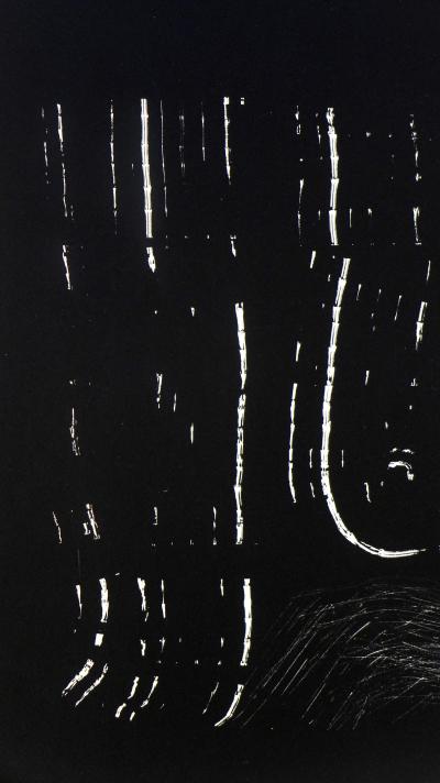 Hans HARTUNG  - AL 4, 1977 - Lithographie signée au crayon 2