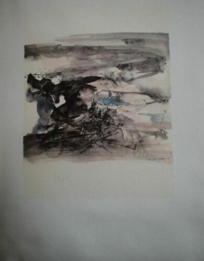 ZAO Wou-Ki (d’après) - Illuminations, 1966 - Ensemble de 8 lithographies 2