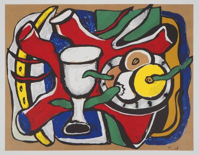 Fernand LEGER : Nature morte aux pommes - Lithographie signée 2
