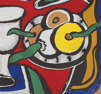 Fernand LEGER : Nature morte aux pommes - Lithographie signée 2