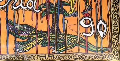 Robert COMBAS  - Feria de Nimes, 1990 - Grande Affiche originale d’époque 2