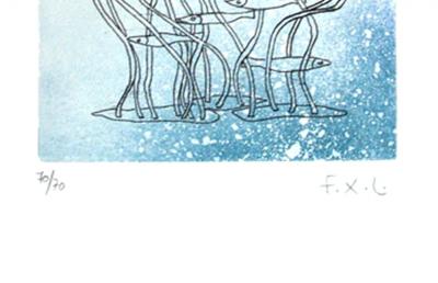 François-Xavier LALANNE - Histoire naturelle - Gravure signée et numérotée au crayon 2