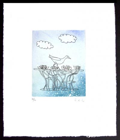 François-Xavier LALANNE - Histoire naturelle - Gravure signée et numérotée au crayon 2